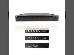 8CH HD-SDI DVR 1080P@120fps | 5-in-1 Industrial Recorder with Dual SATA and EX-SDI 2.0